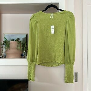 Anthropologie Green Top